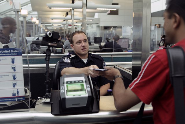 Imigração no Aeroporto nos EUA