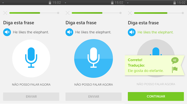 duolingo exercicios