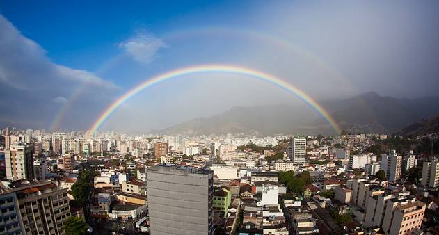 arco íris duplo