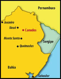 localização de canudos