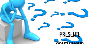 Present continuous