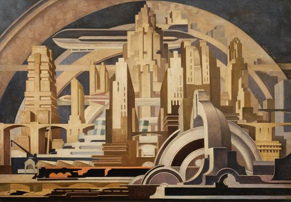 cityscape-tullio-crali-1939