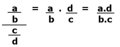 Multiplicação de frações