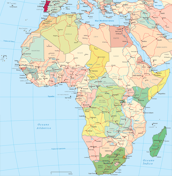 Mapa Múndi África