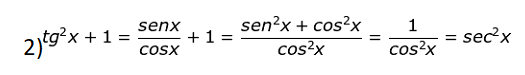 Relações trigonométricas