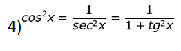 Relações trigonométricas