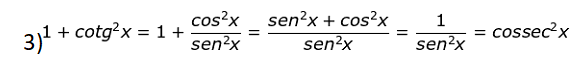 Relações trigonométricas