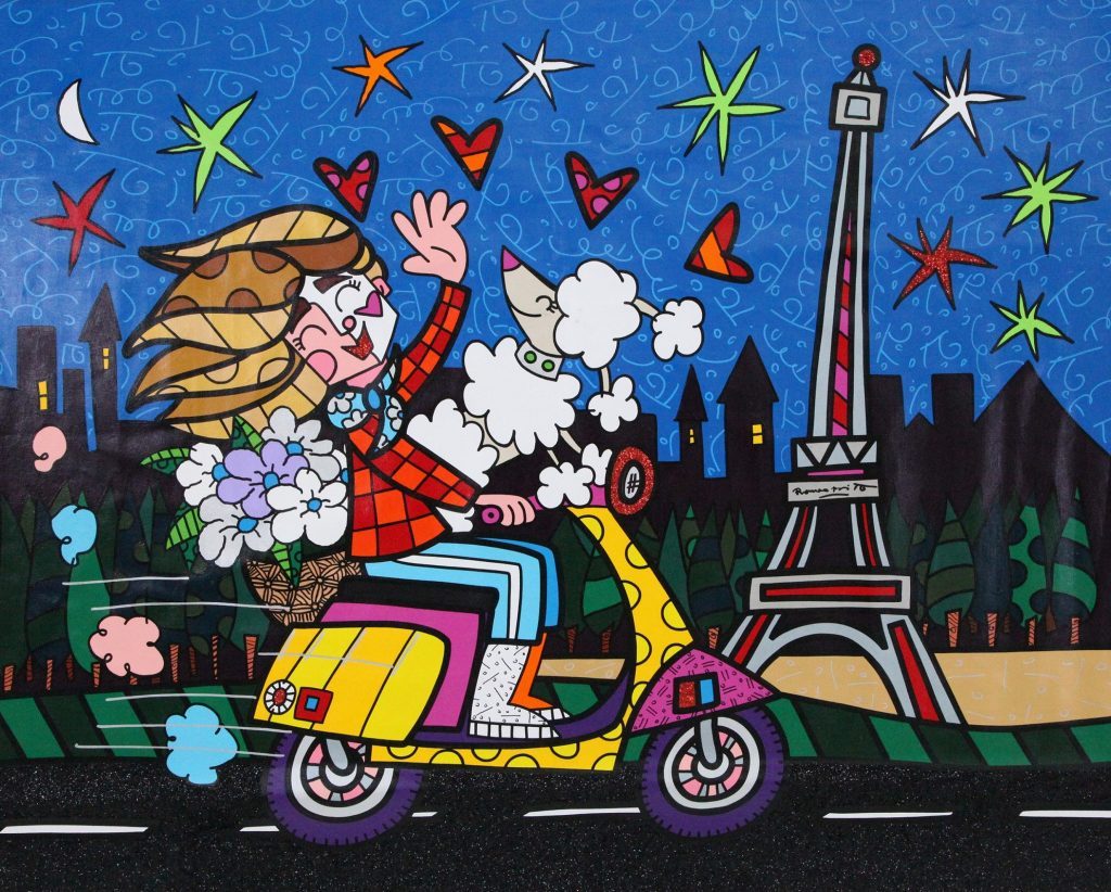 I Love Paris, Romero Britto