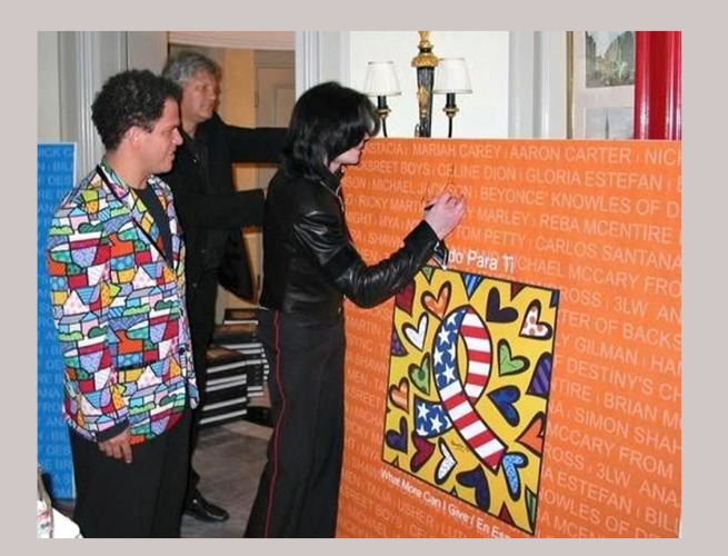 Michael Jackson, Romero Britto