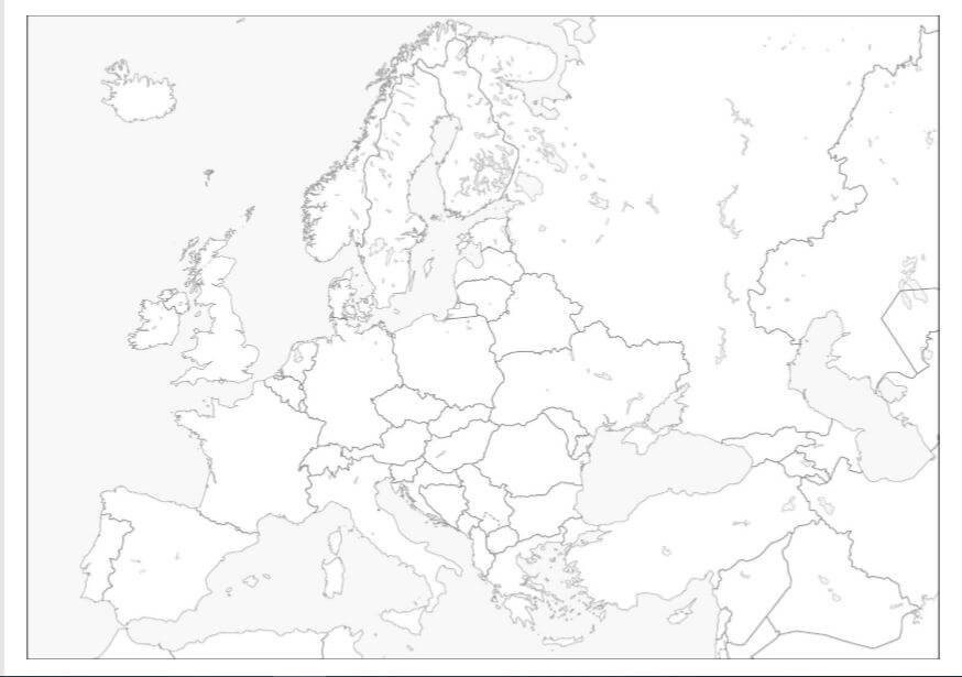 Mapa da Europa