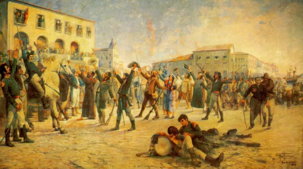 Sabinada - O que foi, causas, características e mais! (Imagem: pintura "Primeiro Passo para a Independência", de Antônio Parreiras)