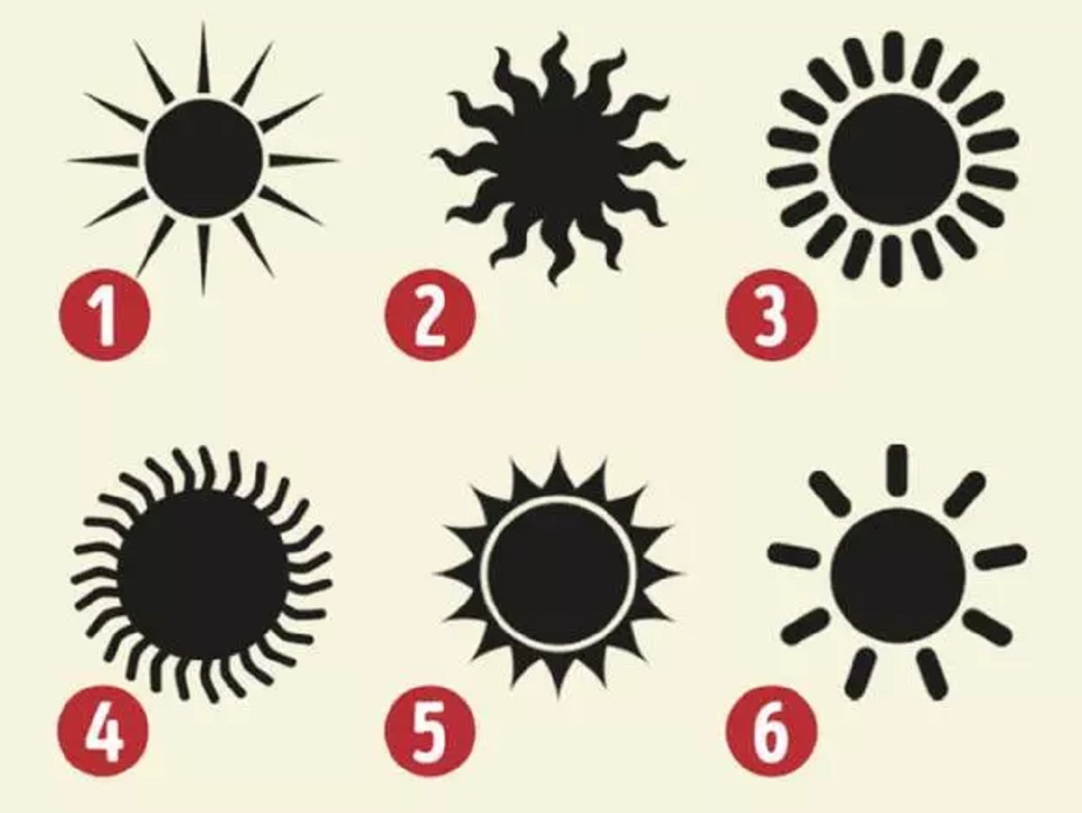 Teste: escolha um sol e revelaremos algo que você esconde até de si mesmo(a)! 