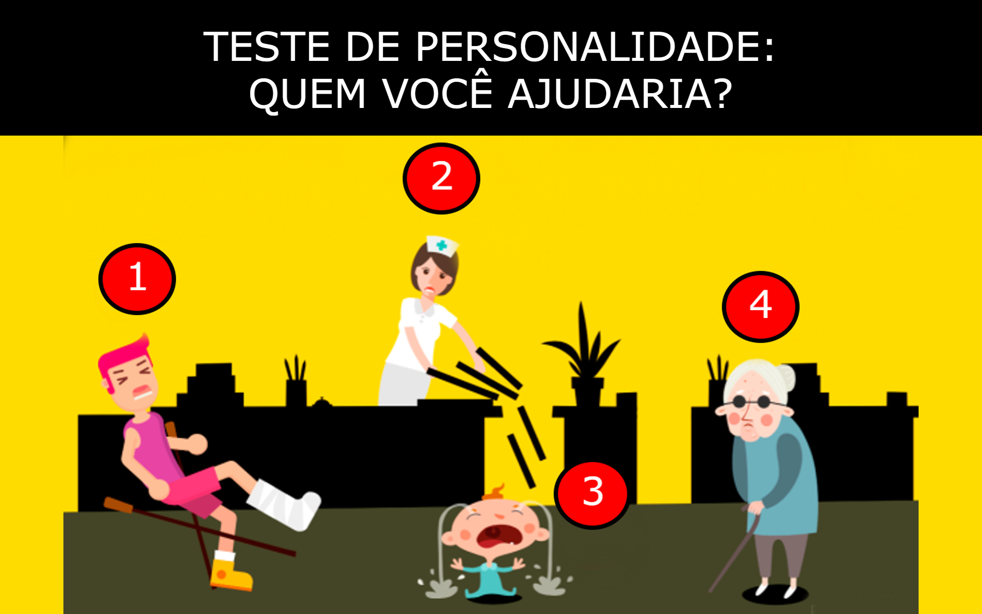 Testes: QUEM VOCÊ AJUDARIA? Responda e descubra algo sobre você mesmo(a)!