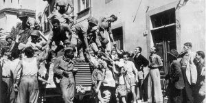 Soldados da FEB em Massarosa, Itália, em 1944 (Imagem: Common Creative License)