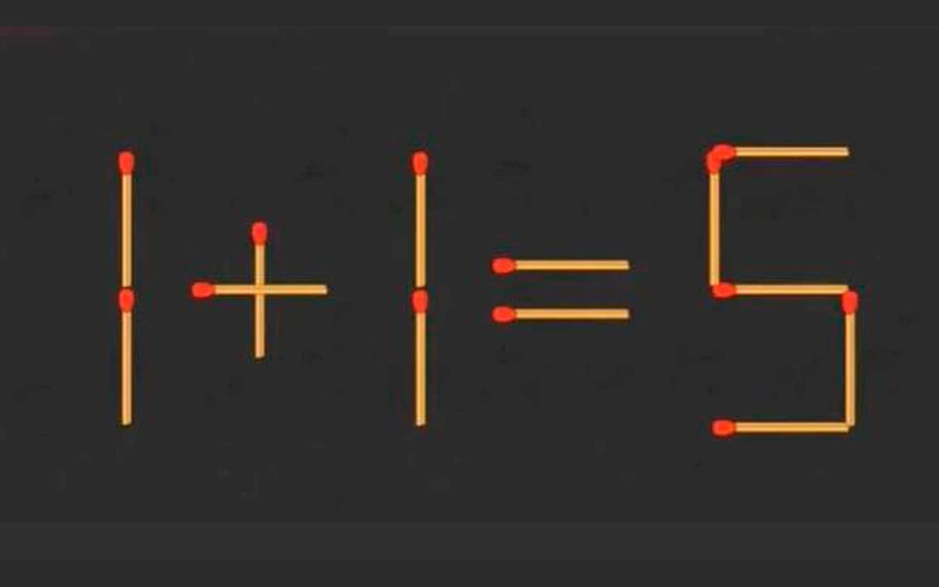 Teste de QI: consegue resolver movendo apenas dois fósforos? 